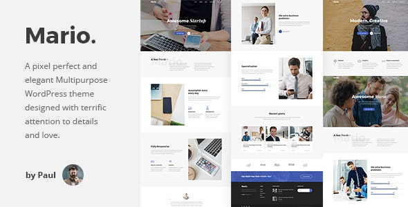 Mario. - Creative Multipurpose WordPress Theme