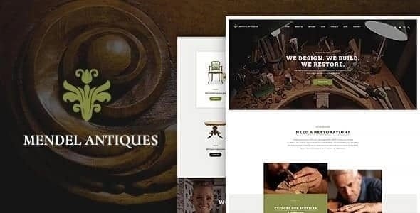 Mendel - Furniture Design & Interior Restoration WordPress Theme