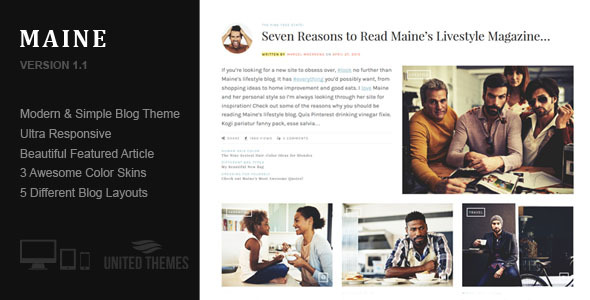 Metis - Portfolio / Agency WordPress Theme