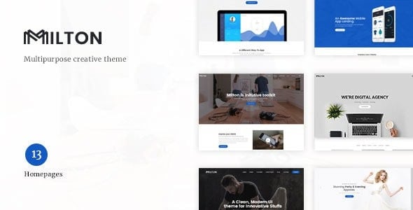 Milton - Multipurpose Creative WordPress Theme