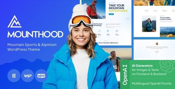 Mounthood - A Modern Ski and Snowboard School WordPress Theme