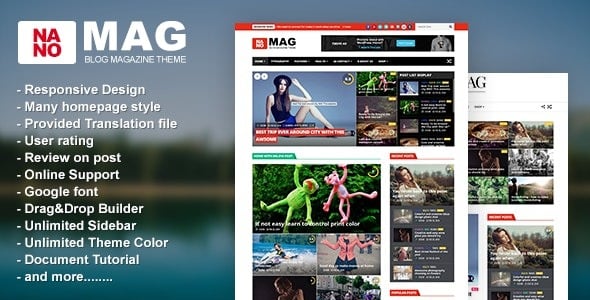 NanoMag - Responsive WordPress Magazine Theme