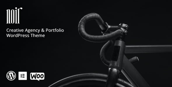 Noir Creative Agency Portfolio WordPress Theme