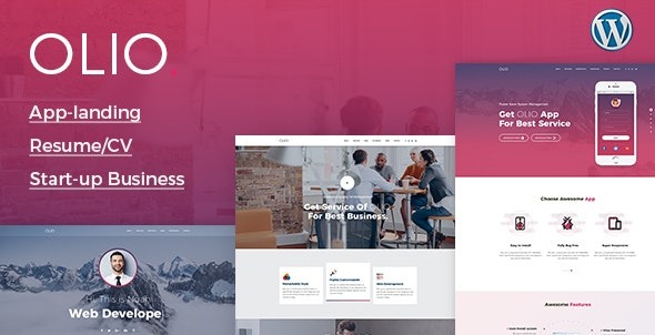 Olio - One Page WordPress Theme