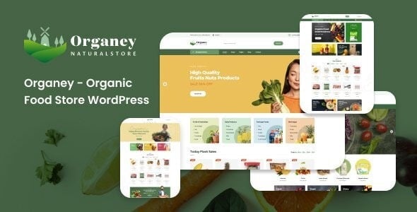 Organey - Organic Food WooCommerce WordPress Theme