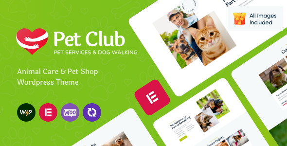 Pets Club - Pet Care WordPress Theme + Shop