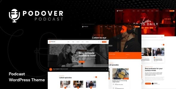 Podover - Podcast WordPress Theme