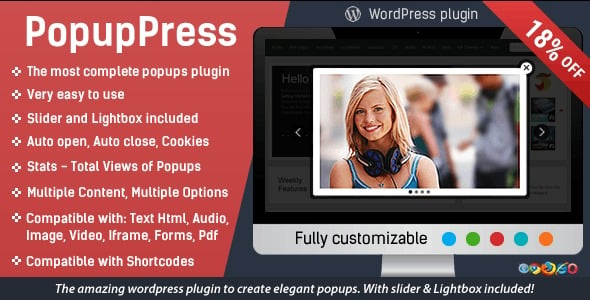 Popup Plugin for WordPress Popup Press - Popups Slider & Lightbox