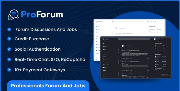 ProForum - Professionals Forum and Jobs