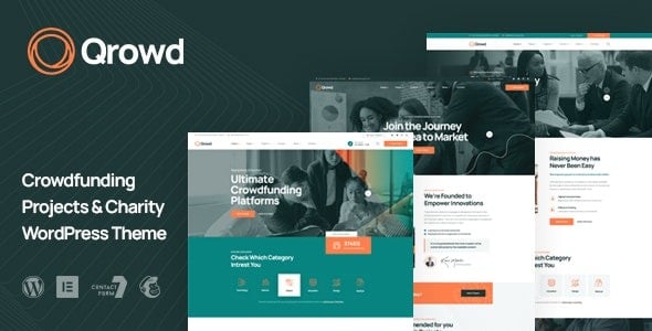 Qrowd Crowdfunding Projects & Charity WordPress Theme