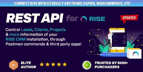 REST API plugin for RISE CRM Connect RISE with third party applications