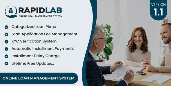 RapidLab Online Loan Management System