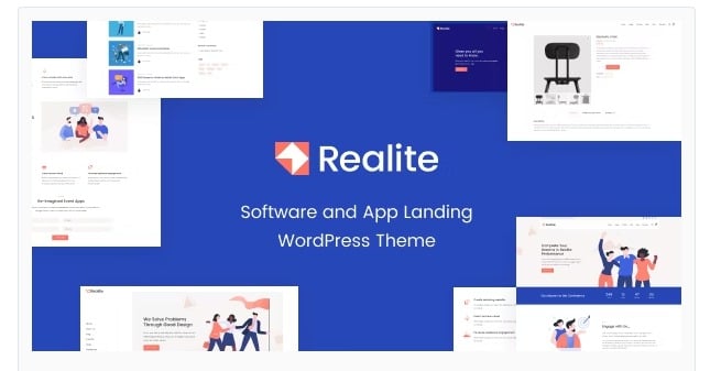 Realite - A WordPress Theme for Startups