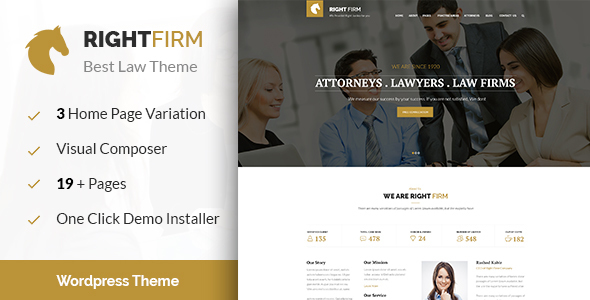 Right Firm - Law Firm WordPress Theme