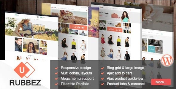 Rubbez - WooCommerce & Corporate WordPress Theme