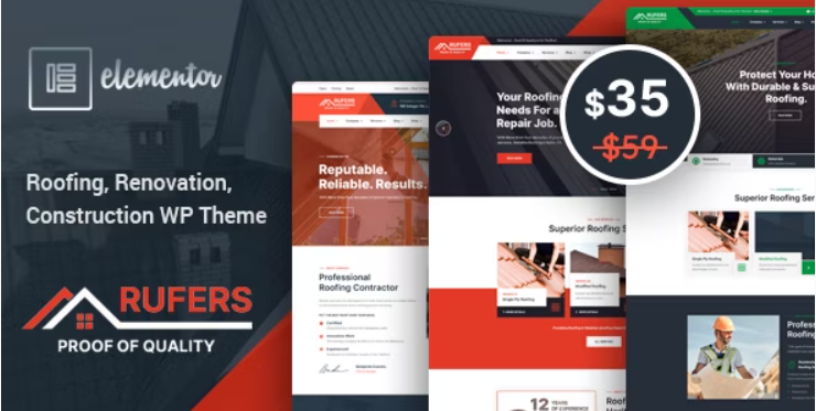 Rufers - Renovation Services WordPress Theme