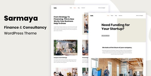 Sarmaya - Finance & Consultancy WordPress Theme