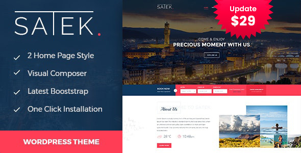 Satek - Resort and Hotel WordPress Theme