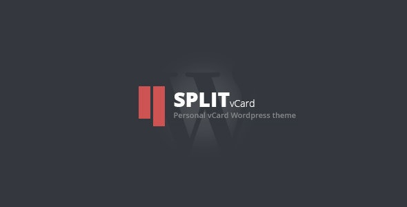 Split - WordPress CV/Vcard Template