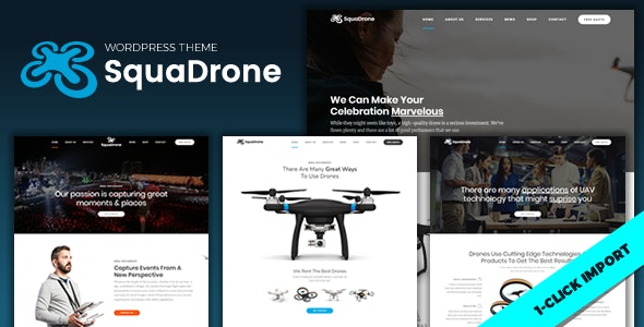 SquaDrone - Drone & UAV Business WordPress Theme