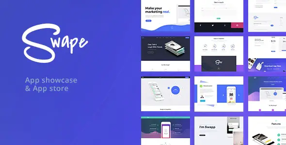 Swape App Showcase & App Store WordPress Theme