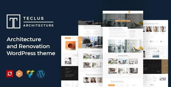 Teclus - Architecture and Renovation WordPress theme