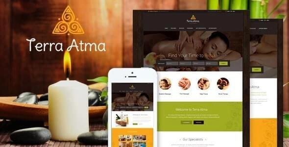 Terra Atma - Spa & Massage Salon Wellness WordPress Theme