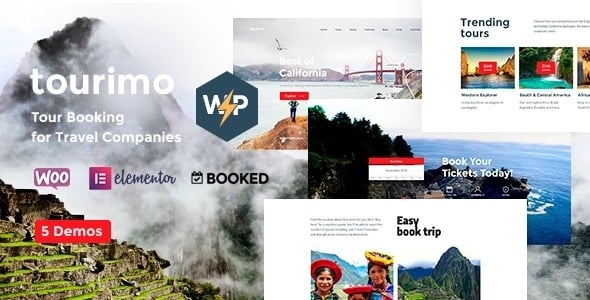 Tourimo - Tour Booking WordPress Theme