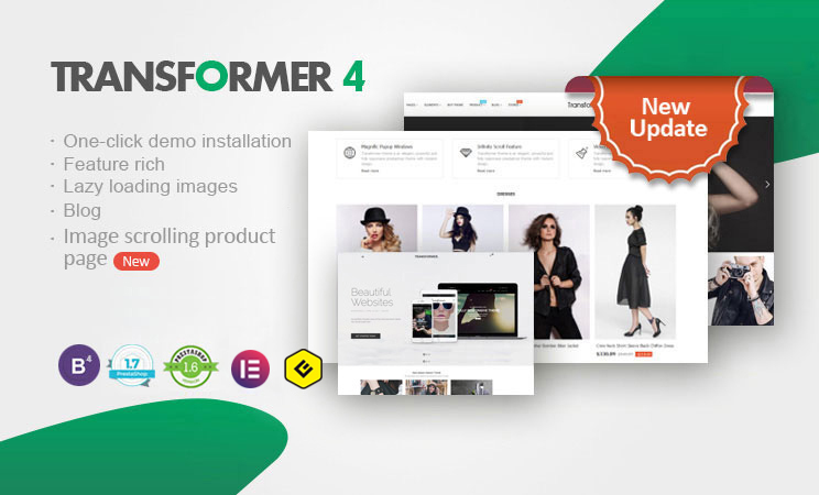 Transformer PrestaShop Theme [PrestaShop]