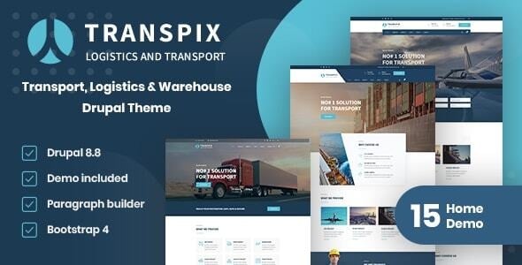 Transpix - Logistics Warehouse WordPress Theme