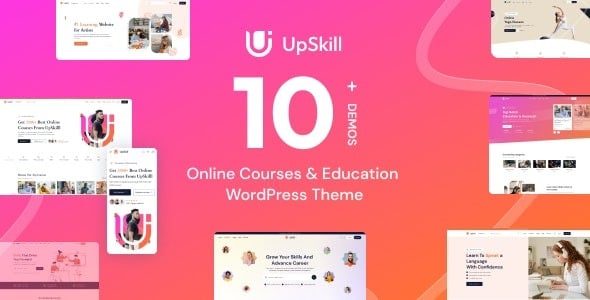 UpSkill Education Online Courses LMS WordPress Theme