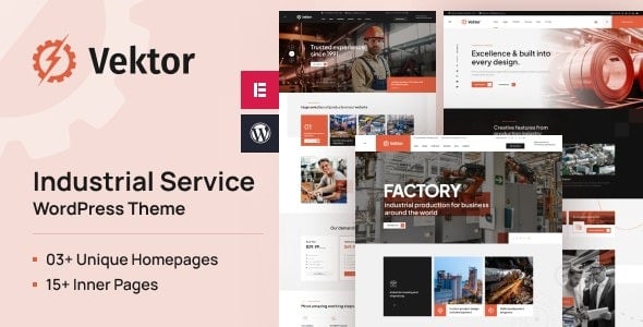 Vektor Industrial Service WordPress Theme