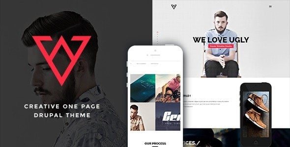 Viska - Creative One Page WordPress Theme