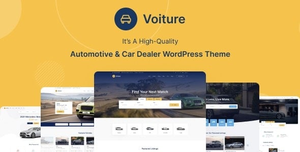 Voiture - Automotive & Car Dealer WordPress Theme