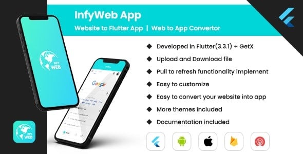 Web to App Convert Website to Flutter App | Web View App | Web to App Convertor (Android