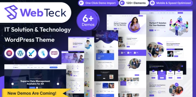 Webteck - IT Solution and Technology WordPress Theme