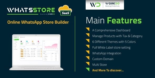 WhatsStore SaaS - Online WhatsApp Store Builder