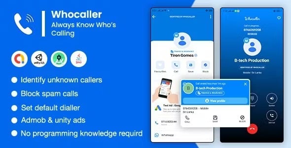 Whocaller Caller ID & Spam Blocker