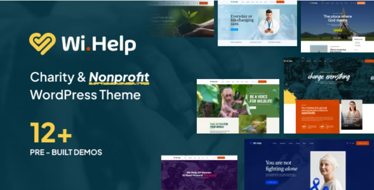 WiHelp - Nonprofit Charity WordPress Theme