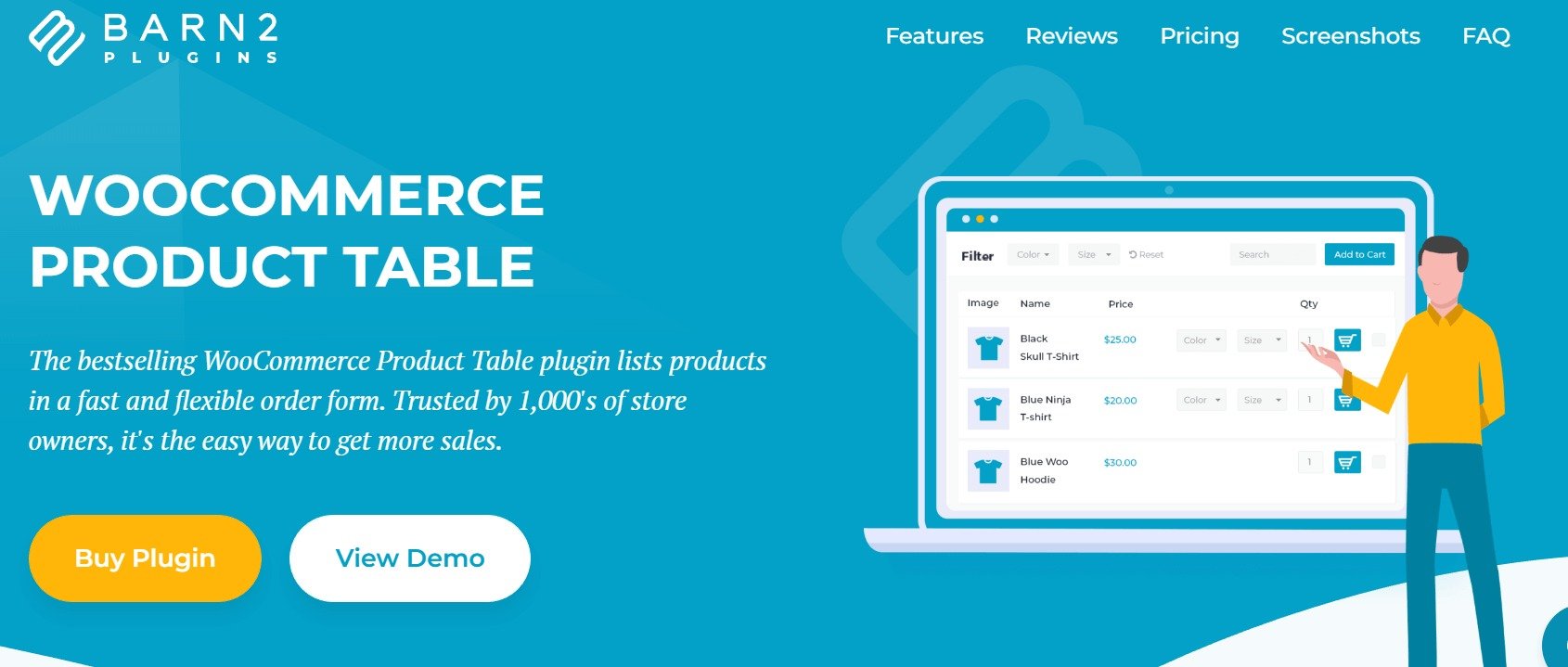 WooCommerce Product Table [Barn Media] Activated*