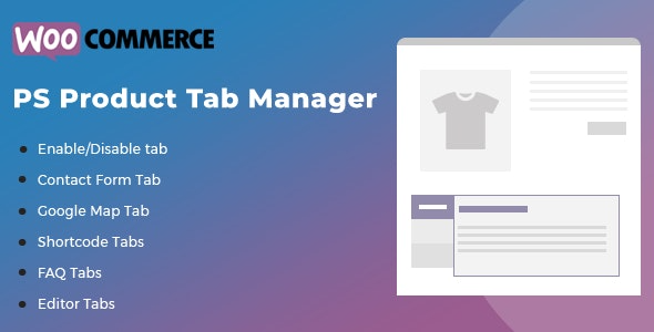 WooCommerce Tab Manager