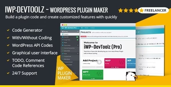 iWP-DevToolz (Pro) re WordPress Plugin Maker + Code Generator