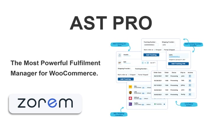 AST Fulfillment Manager Pro (FORMERLY Advanced Shipment Tracking Pro)