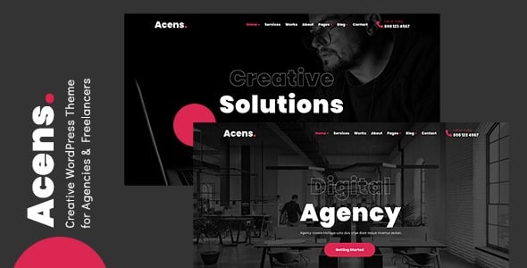 Acens Creative Agencies WordPress Theme