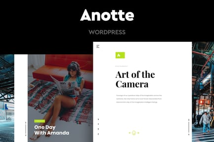 Anotte - Horizontal Photography WordPress Theme