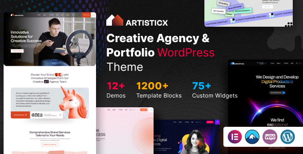 Artisticx - Creative Agency & Portfolio WordPress