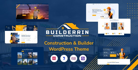 Builderrin - Construction Building WordPress Theme