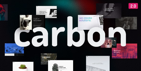 Carbon Clean Minimal Multipurpose WordPress Theme