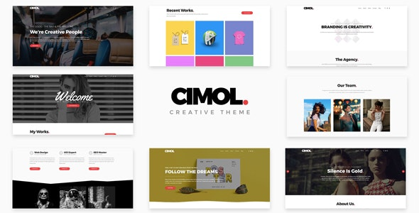 Cimol - Responsive One Page & Multi Page Portfolio Theme