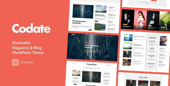 Codate - Modern Magazine and Blog WordPress Theme